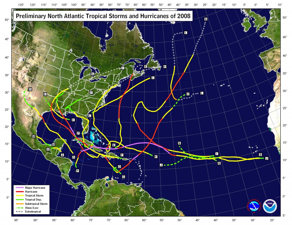 Top Ten Most Hurricane Prone States - National Hurricane Center